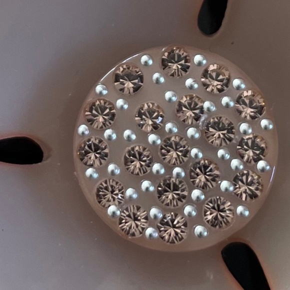 Vintage🔹Alexandre de Paris🔹Crystal Camelia Barrette🔹Made in France🔹Wedding - Picture 8 of 10